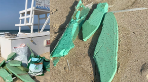 Wind turbine debris washes up on Nantucket shores closing beaches