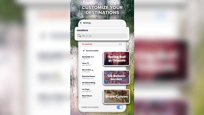 FOX Weather App features