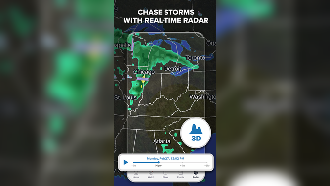 FOX Weather App features