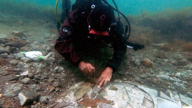 Underwater excavation.