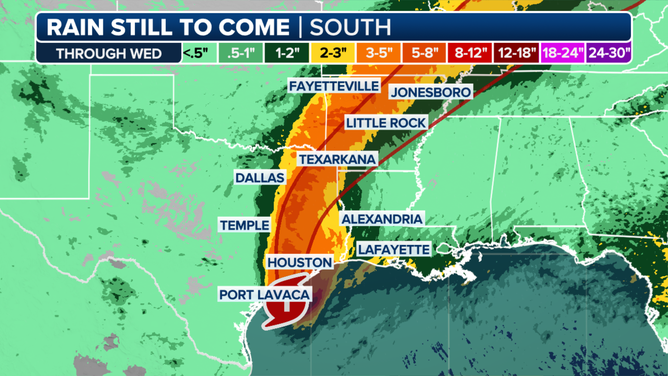 Gulf Coast Rain Forecast