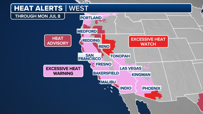 California Heat Alerts