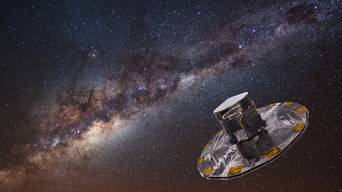 Gaia mapping the stars of the Milky Way.