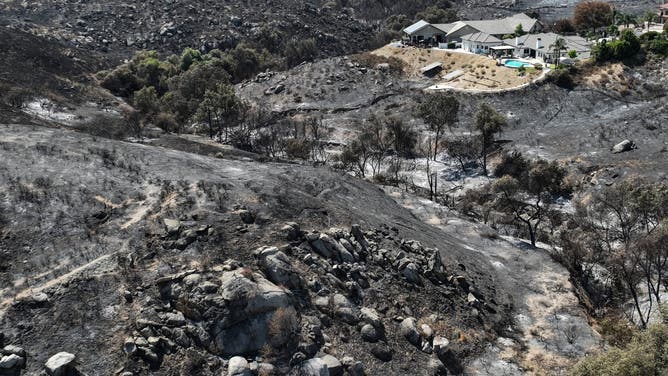 Aftermath of Hawarden Fire in Riverside.