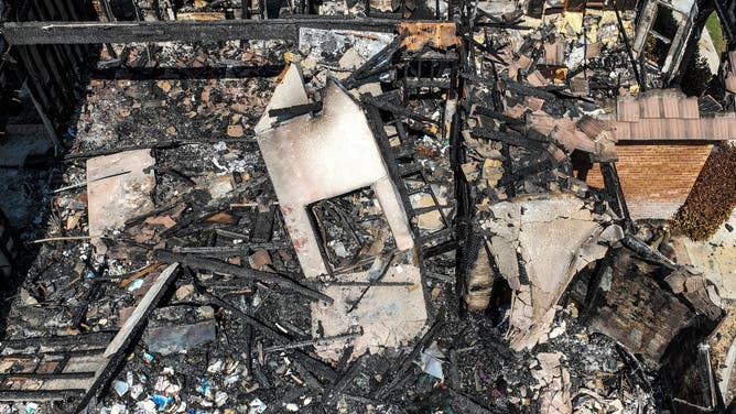 Aftermath of Hawarden Fire in Riverside.