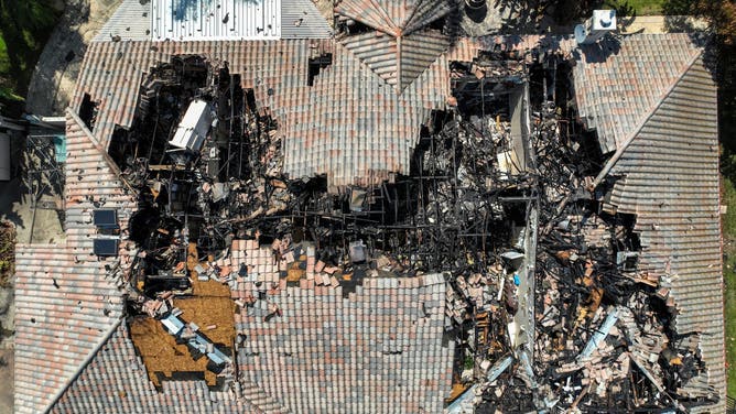 Aftermath of Hawarden Fire in Riverside.