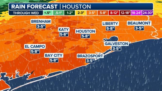 Houston Metro Rain Forecast