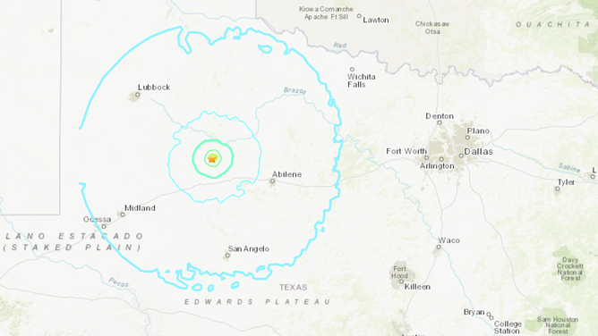 Map of earthquake location. July 26, 2024.