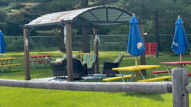 Tirozzi's Bakery seating before the July 30 flooding.