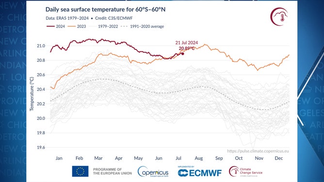 Global Ocean Temperature Average