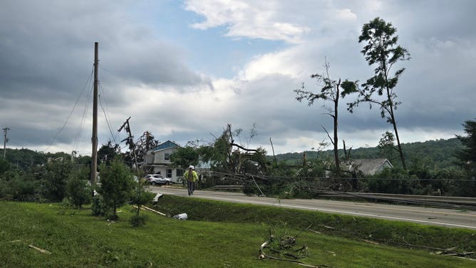 A state of emergency was issued for the town of Eden after significant damage was reported.