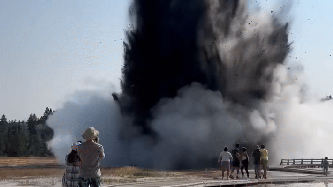 Yellowstone Geyser Eruption