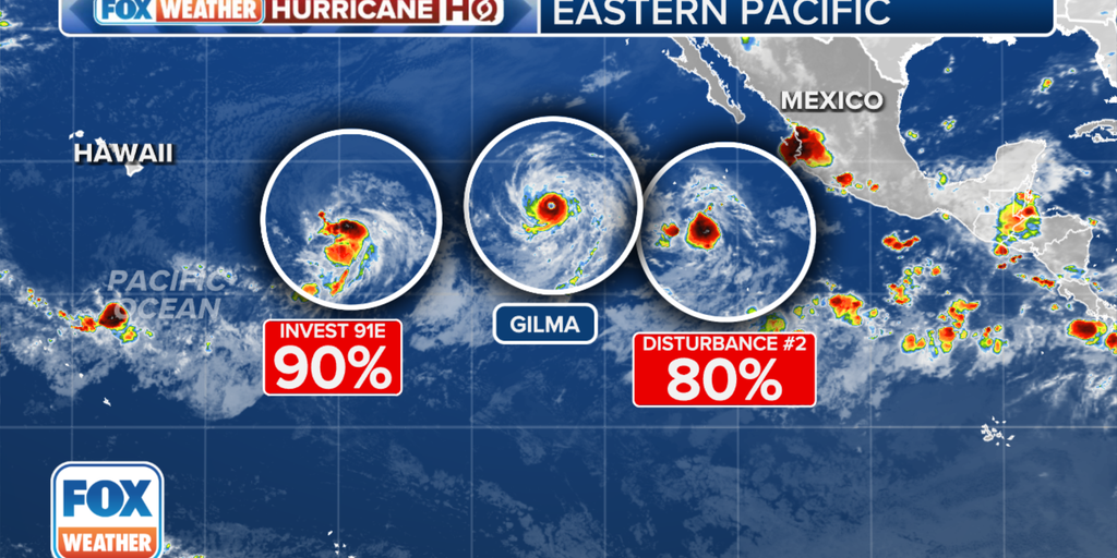 The most important weather news of the day: Hurricane Hunters investigate Invest 91E near Hawaii