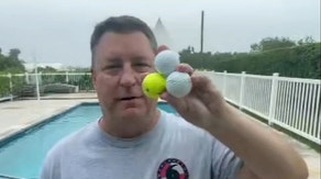 Golf balls fall from trees as powerful winds from Hurricane Ernesto blow through Bermuda