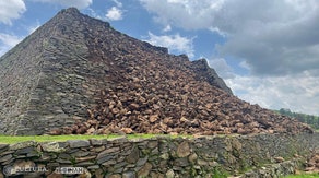 Ancient pyramid in Mexico collapses after heavy rain