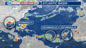 Atlantic awakens with multiple tropical disturbances being tracked as hurricane season nears peak