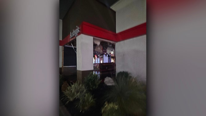 A tornado hit the eastern side of Moncks Corner, South Carolina, on Monday evening.