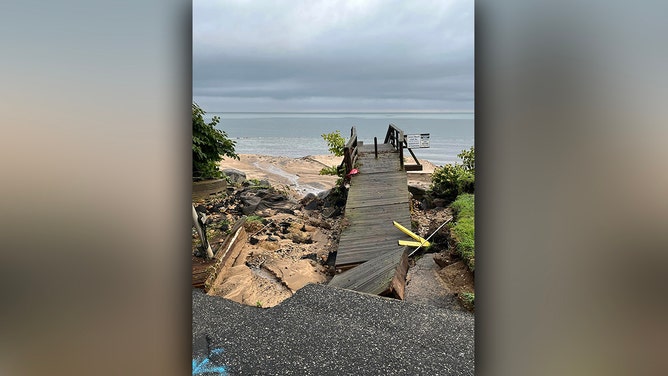 Brookhaven Highway Superintendent Dan Losquadro said the light of day Monday is revealing a tremendous amount of damage from the storm's prolonged downpour after nearly 10 inches of rain fell in Stony Brook.