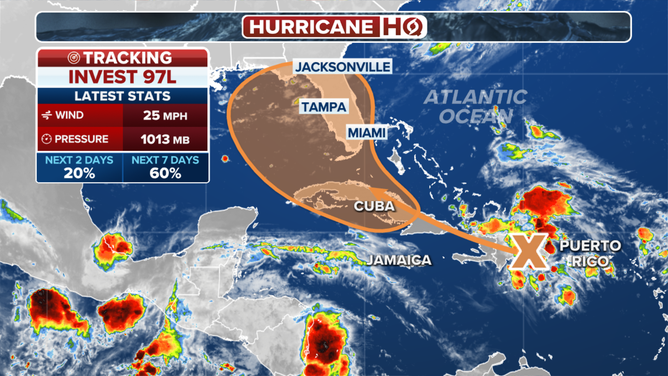 The latest on Invest 97L.