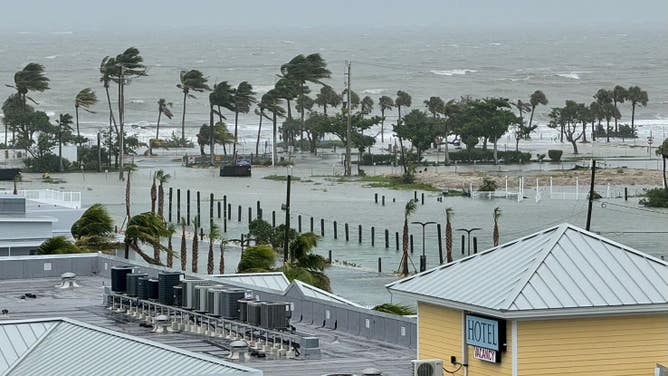 Flooding in Fort Myers, Florida. Aug. 4, 2024.