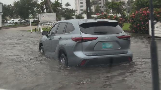 Flooding in Fort Myers, Florida. Aug. 4, 2024.