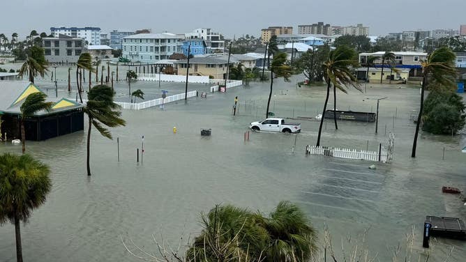 Flooding in Fort Myers, Florida. Aug. 4, 2024.