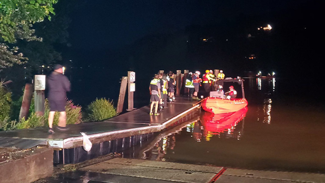 About 100 campers in Connecticut needed to be rescued amid the deadly flash flooding on Sunday, Aug. 18, 2024.