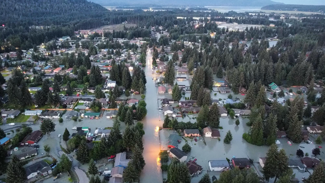 Flooding after the Mendenhall River crested to record levels.