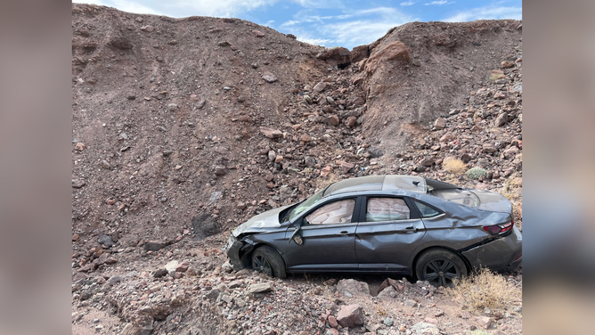 Robino’s vehicle below Natural Bridge parking lot.