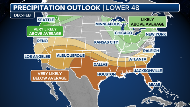 NOAA Winter Precipitation Outlook