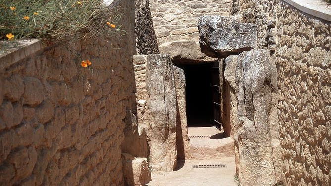 Dolmen of Menga, Antequera, Málaga province, Andalusia, Spain