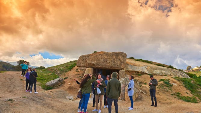 Dolmen of Menga, Antequera, Málaga province, Andalusia, Spain
