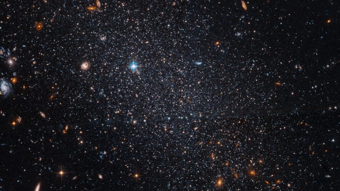 The Tucana Dwarf galaxy is located about 3 million light-years away