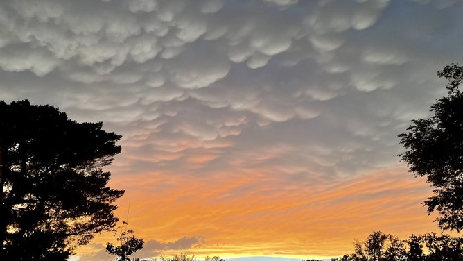 Hays, Kansas stormy sunset