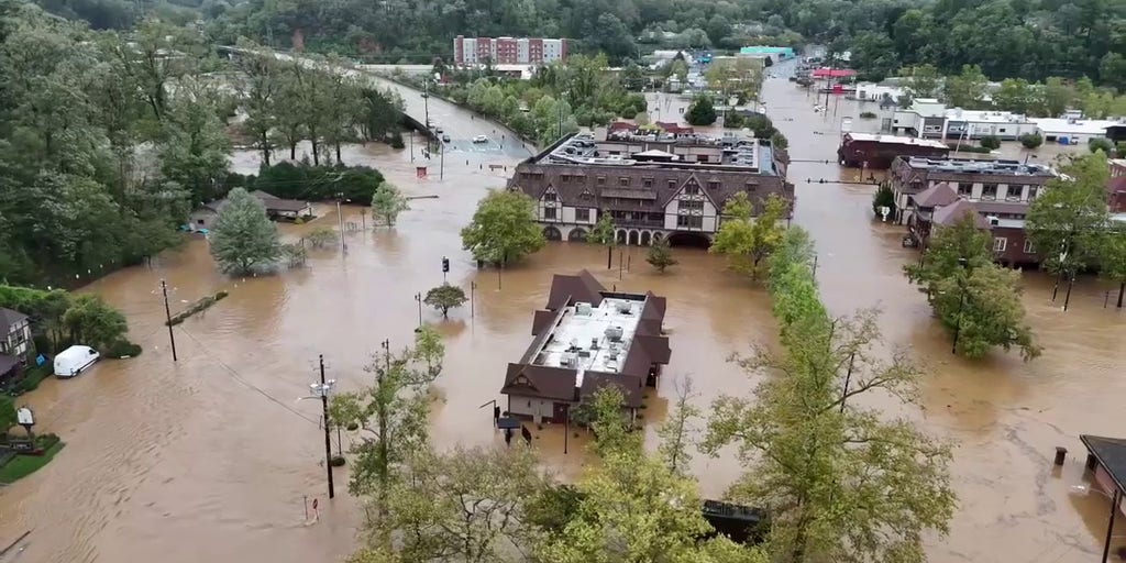 VIDEO: Historic Biltmore Village Near Asheville Under Water After ...