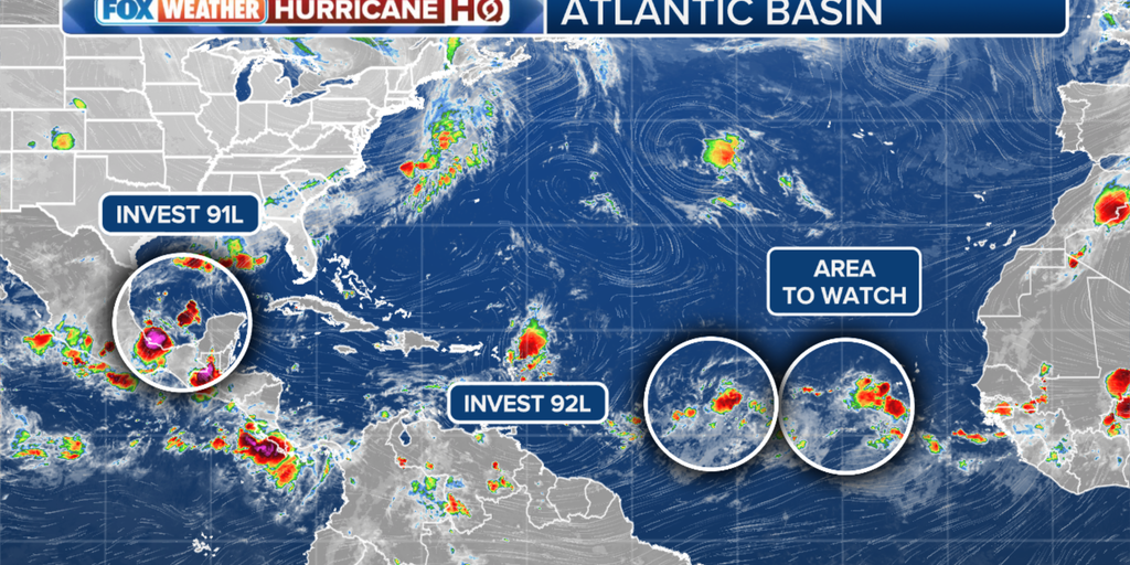 Invest 91L could develop into a tropical storm in the Gulf of Mexico this week