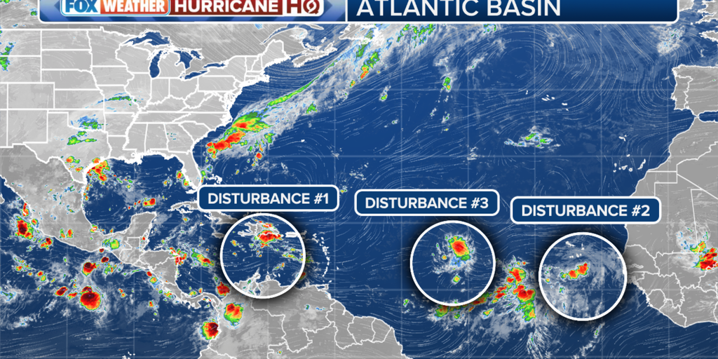 Trio of tropical threats emerge in Atlantic as peak of hurricane season