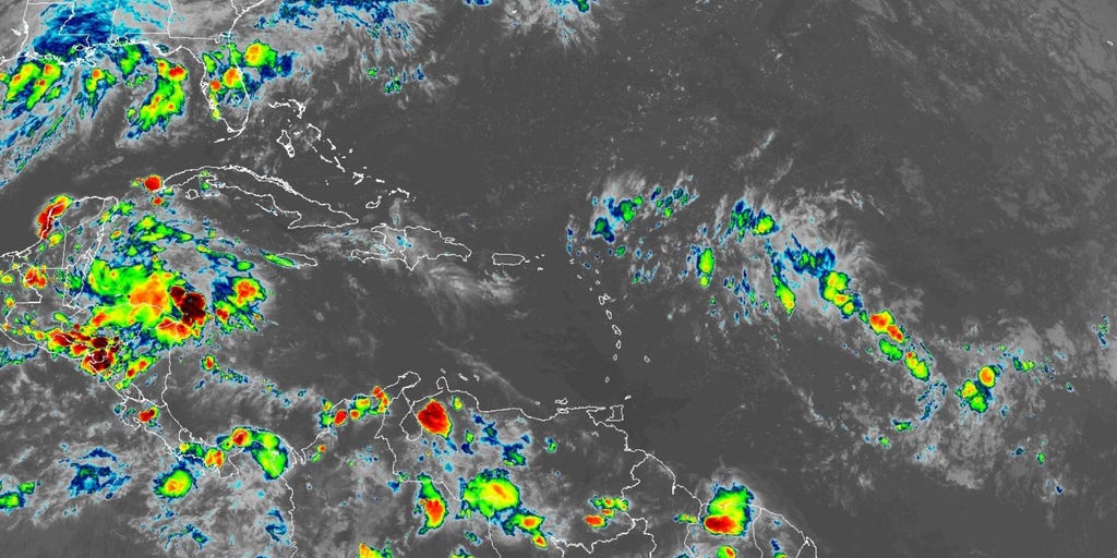 Invest 99L off the east coast under 5 tropical disturbances monitored for development