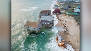 3rd home collapses on North Carolina's Outer Banks amid rising sea levels in Rodanthe