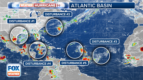 New tropical disturbance near Texas coast among 5 being monitored for development in Atlantic