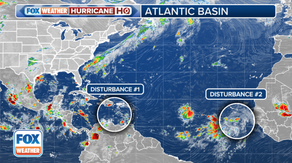 The Daily Weather Update from FOX Weather: Tropical threats cruising across Caribbean, eastern Atlantic