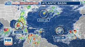 Tropical disturbance in North Atlantic intensifies, may soon become Issac