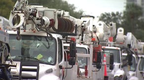 Utility crews from across US headed to Florida to aid in power restoration efforts in wake of Helene