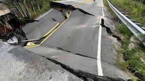 Roads destroyed, flooded in Brunswick County after storm that pounded North Carolina on Monday