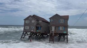 Third home in a week collapses into Atlantic Ocean on North Carolina's Outer Banks
