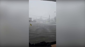 'She's kickin': Witness Louisiana shrimp boat battle Francine's relentless waves, howling winds