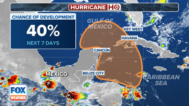 Tropical development odds grow for Caribbean system expected to track into Gulf of Mexico