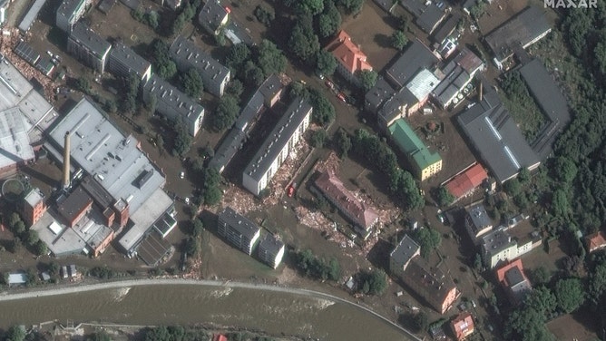 Mud and flood debris from Glucholazy, Poland in September 2024.