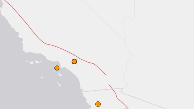 California seismic map from Sept. 7, 2024