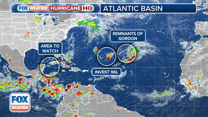 As the likelihood of the next tropical threat in the Atlantic increases, the National Hurricane Center (NHC) is now closely watching a total of three areas for the possibility of development.